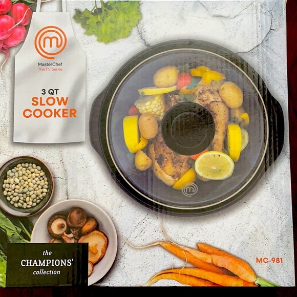 Master Chef 3QT Slow Cooker, NIB - Picture 2 of 5